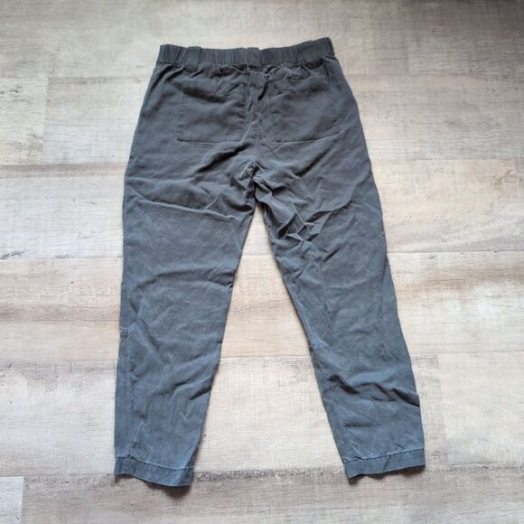 Banana Republic Pants Womens X Grey Tencel Crop Tapered Trouser - Picture 8 of 8
